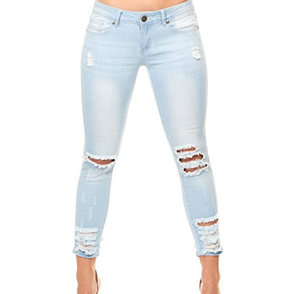 Cover Girl Women's Distressed Jean 20W